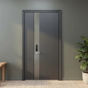 Cast Aluminum Door High-End Fireproof Entrance Door
