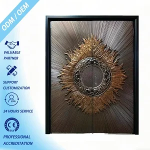 Cast Aluminum Door with Push and Pull Operation