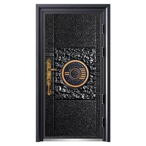 Cast Aluminum Entry Door Residential Main Exterior Front Door for Villa