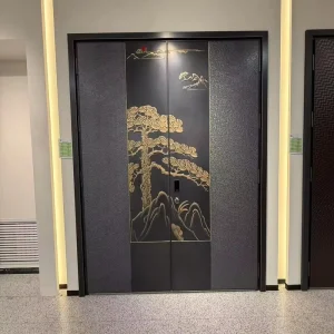 Cast Aluminum Fireproof Entrance Door
