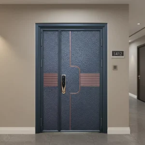 Cast Aluminum Fireproof Entrance Door