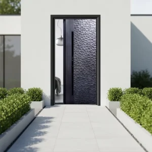 Cast Aluminum Fireproof Entrance Door