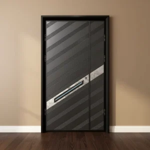 Cast Aluminum Fireproof Entrance Door