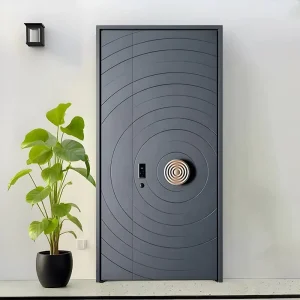 Cast Aluminum Fireproof Entrance Door