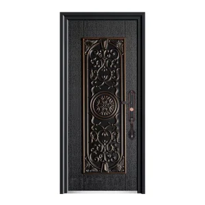 Cast Aluminum Front Entry Door Exterior Security Door Modern Villa Entrance Door
