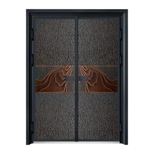 Cast Aluminum Front Entry Security Door, Waterproof, for House