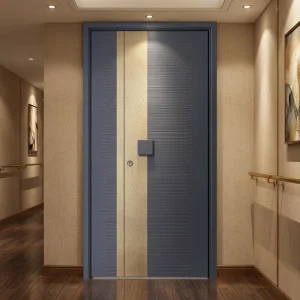 Cast Aluminum Interior Security Door, Anti-Theft and Fireproof, Villa or Rural Entrance Use