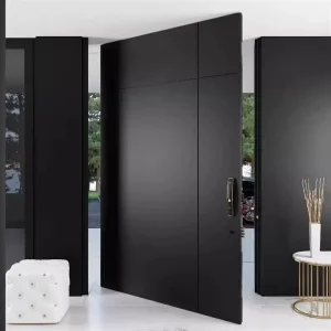 Cast Aluminum Modern Pivot Security Entrance Door For Living Room, Villa, or Bedroom