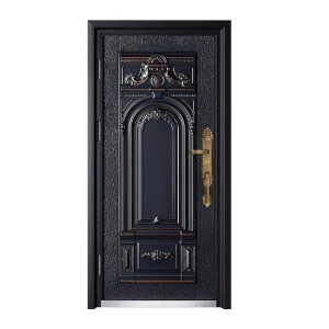 Cast Aluminum Security Door from China Supplier, Modern Exterior Home Door