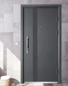 Cast Aluminum Security Front Entry Swing Door for Apartments