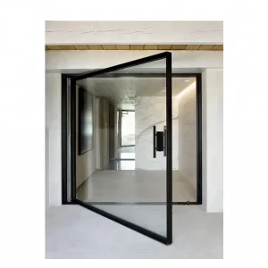 China Factory Custom Aluminum Single Swing Pivot Entry Door