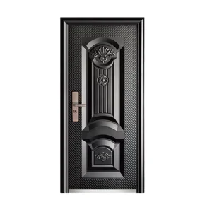 China Factory Supply Anti-Theft Entrance Steel Door Exterior Security Door for House Finished Surface