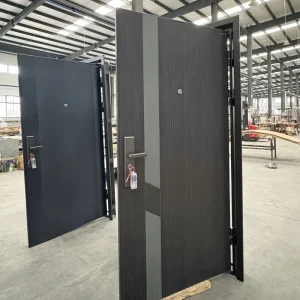 China Supplier Luxury Villa Galvanized Steel Security Front Entry Doors