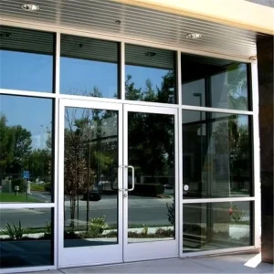 Chinese-Style Aluminum Alloy Swing Door for Bedroom with Sound-Insulating Moisture-Proof Design