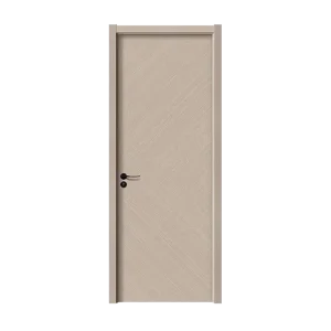 Chinese Style Solid Wood Door with Smart Lock