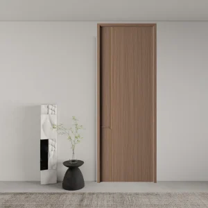 Chinese Style Wooden Single Door with Anti-Scratch Finish and Sound Insulation for Kitchens, Bathrooms, Living Rooms, and Schools