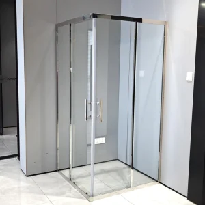 Chrome Polished Bath Shower Door Set with 8mm or 10mm Tempered Glass