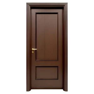 Classic Interior Solid Wood Painted Door with Sound Insulation for Bedroom Bathroom School and Apartment Custom Color and Size