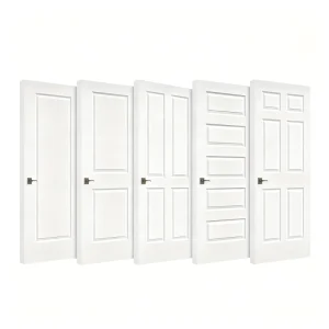 Classical Traditional MDF Slab Door 2 Panel Prehung HDF Hollow Honeycomb Core Molded Interior Door