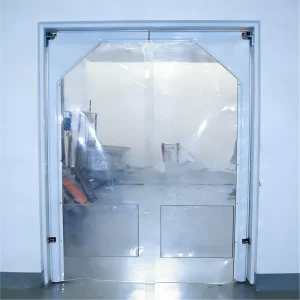 Cleanroom PVC Traffic Door Low Particle Flexible Swing Door for Controlled Environments