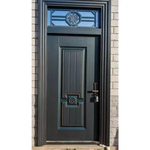 Cold Rolled Steel 60 Minute Fireproof Security Door with CE Certification for Tropical Regions