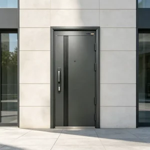 Cold-Rolled Steel Anti-Theft Entrance Door for Apartments and Villas