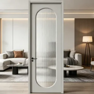 Color Water-Based Matte Paint for Glass and Carbon-Infused Wooden Doors Living Room Interior Use