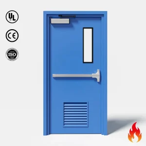 Commercial 90-Minute Fire Rated Interior Fireproof Factory Door