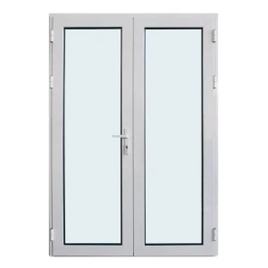 Commercial Aluminum Double Swing French Hinged Doors with AS2047 AU Standard