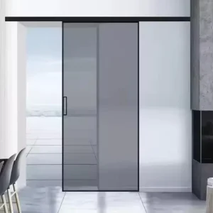 Commercial Aluminum Sliding Glass Door, Minimalist Design, Side Opening