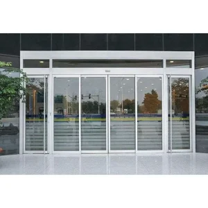 Commercial Automatic Aluminium Sliding Door with Glass