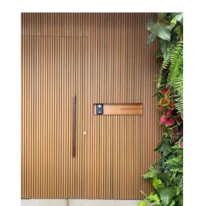 Commercial Frameless Flush Concealed Wood Hidden Room Doors for Houses