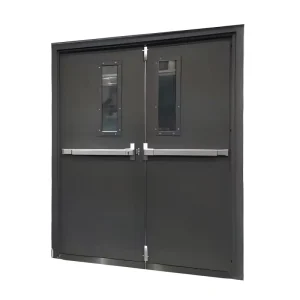 Commercial Outdoor Fire Exit Safety Fireproof Steel Metal Fire Rated Door for Shopping Mall Building