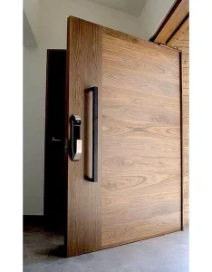 Commercial Pivot Modern Exterior Wooden Entrance Door