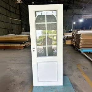 Commercial Solid Wood Fire-Rated Single-Leaf Interior Door for Hotels, Living Rooms and Dining Rooms