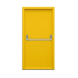 Commercial Steel Safety Fire-Rated Door with Fire-Resistant Core for Buildings and Emergency Exits