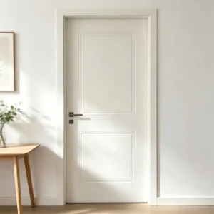 Composite Finished Swing Interior Partition Door Soundproof for Hotel and Bathroom Side Opening