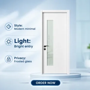Composite Finished Wood Grain Fire Prevention Steel Interior Door For Workshop And School Commercial Use CE ISO