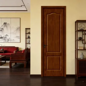 Composite Pine Wood Waterproof Bathroom Door, Modern Solid Wood Interior Door
