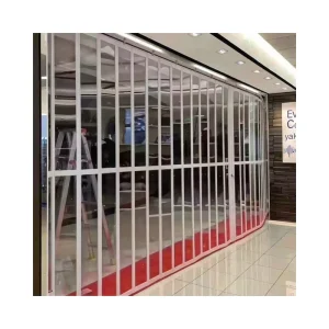 Composite Polymer Folding Commercial Sliding Door with Foldable Design and Simple Assembly