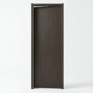 Composite Solid Wood Bedroom Door Minimalist Design Finished with Eco Water-Based Paint Customizable