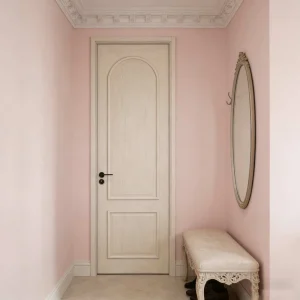 Composite Wooden Bathroom Door, Philippines Design, Breathable, Safety