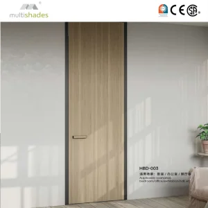 Contemporary Frameless Interior Door with Hidden Hardware