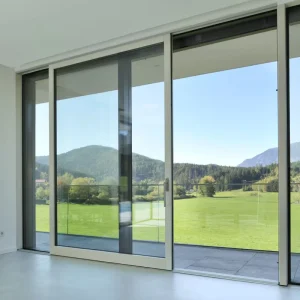 Contemporary Heavy Duty Aluminum Sliding Door with Sound Reduction Glass