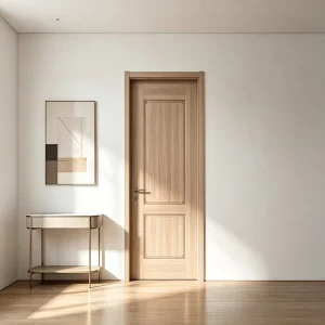 Contemporary Water-Resistant Board Interior Door with Fireproof, Moisture-Proof, and Soundproofing Features for Hotels and Apartments