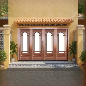 Copper Entry Door