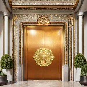 Copper Security Main Entrance Door for Villa