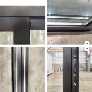 Custom Airtight Aluminum Fixed Broken-Bridge Glass Windows for Villa, Home, and Hotel Projects