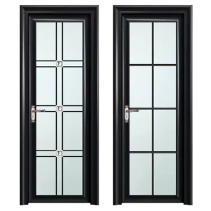 Custom Aluminum Casement Double-Glazed Swing Glass Door for Villa, Patio, Garden, and Residential Use