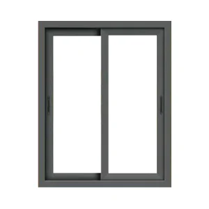 Custom Aluminum Sliding Door System with Glass and Color, Soundproof and Thermally Insulated